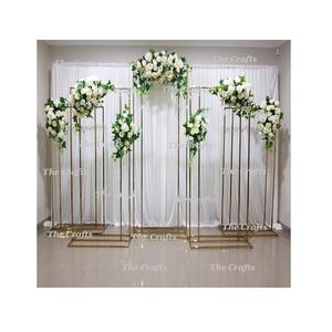 Iron White Color Backdrop With Exclusive Quality Hexagon Shape Backdrop For <b>Wedding</b> Party And Events Use - Product Image 5