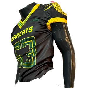 เสื้อเจอร์ซีย์แฟนฟุตบอลแบบอเมริกันเสื้อปักลายทแยงผ้าทอลายทแยงขนาดพิเศษรองรับโรงงานผลิตในปากีสถาน - Product Image 1