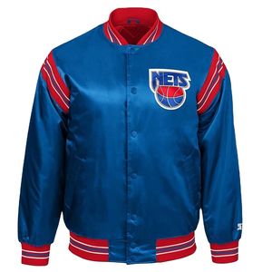 2025 ropa de calle de estilo universitario personalizada para hombre chaqueta Varsity de satén negro bordado de letras griegas invierno Casual béisbol bombardero frontal - Product Image 2