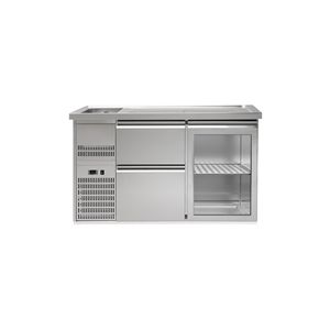 ตู้กดเบียร์แบบ Direct Draw / Kegerator - 1 ประตูกระจก + 2 ลิ้นชัก PREMIUM  1 อ่างซ้าย - 1550700 มม. - Product Image 1