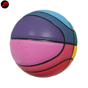Ballon de rue en cuir composite intérieur et extérieur de taille 7 officiel coloré basket-ball en caoutchouc PVC avec logo personnalisé - Product Image 6