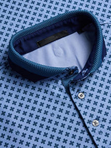 Haute qualité décontracté à manches courtes hommes pour polos respirant Jersey tissu OEM Services imprimé Technics grande taille caractéristiques - Product Image 3