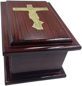 Artesanías tradicionales Urna de palisandro para cenizas humanas Urna de cremación de madera grande para adultos para cenizas Urna de recuerdo para cenizas de perro mascota - Product Image 4