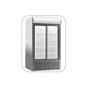 Top Quality Cheap Prices Supermarket Supplies CL 900 Double Door Beverage Cooler Refrigerator