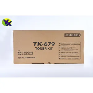 Katrij Toner hitam Enhanced Performance TK679 kompatibel dengan Kyocera Copier KM2540 2560 3040 TASKalfa 300i 400i