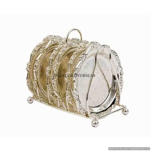 Posavasos decorativos de mesa de forma redonda de mármol de Color blanco de alta calidad estándar para bebidas, suministros de restaurante para Hotel en casa - Product Image 4