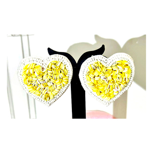 Pendientes de cuentas para mujer más vendidos en forma de emoción para fiesta, compromiso, boda, festival, ocasión, compra ahora a un precio asequible - Product Image 3