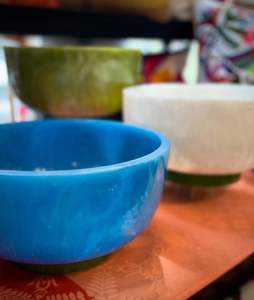 ชามเสิร์ฟเรซินดีไซน์ทรงกลมสำหรับห้องครัวและรับประทานอาหารสไตล์โบราณทำด้วยมือแบบอัจฉริยะ - Product Image 2