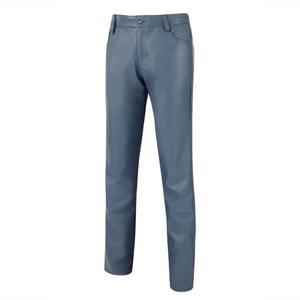 Pantalones de cuero a la moda para hombre, pantalones de cuero genuino de alta calidad para hombre, pantalones de cuero de piel de oveja al mejor precio - Product Image 6