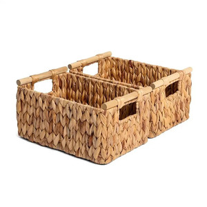 Jacinto de agua ecológico, bandeja redonda tejida a mano y cesta tejida con color personalizado y alta calidad estándar - Product Image 6