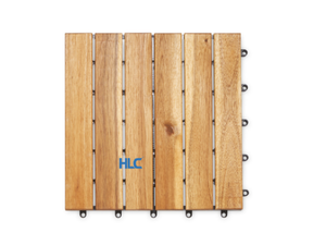 Azulejos de cubierta de madera de acacia con enclavamiento de 18mm de espesor de diseño moderno para uso en exteriores, técnica suave, proveedor de Vietnam - Product Image 3