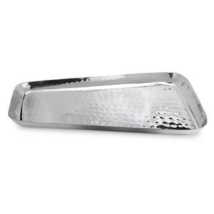 Plateau de service en métal Leaf Design Plateau fait main d'excellente qualité Vente à chaud Designer Nouveau plateau de service en métal en gros - Product Image 4