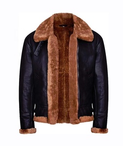 Abrigo de piel personalizado Abrigos cálidos de cuero Chaquetas de cuero de invierno para hombres Abrigos Chaquetas de moda - Product Image 1