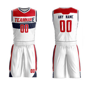 Uniforme de basket-ball unisexe Chemises et maillots Vêtements de sport respirants avec option de taille Plus Imprimé Ensembles de style d'été - Product Image 2