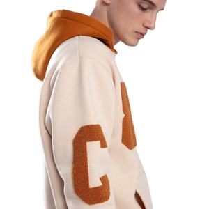 Sweat-shirt à capuche oversize pour homme, streetwear, imprimé sur mesure, en coton, vêtements de mode, fabricant de vêtements en gros OEM - Product Image 2