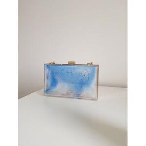 Cartera de mano de resina de alta calidad para mujer con patrón de piedra de tendencia elegante bolso de mano para uso nocturno características Almacenamiento de joyas - Product Image 3