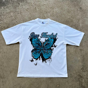 เสื้อยืดผู้ชายสะพายไหล่แบบ260Gsm เสื้อยืดผ้าฝ้ายโอเวอร์ไซซ์โอเวอร์ไซส์ทำจากผ้าฝ้าย100% ผลิตตามสั่ง - Product Image 4