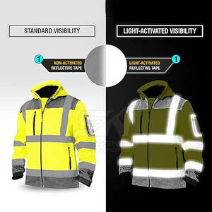 Vestes de sécurité réfléchissantes respirantes et confortables pour le travail industriel et en extérieur - Product Image 4