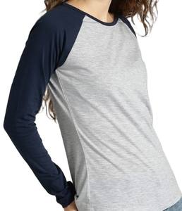 2024 nouveauté Design de mode femmes T-shirts haute qualité Logos respirant T-Shirts double couleur à manches longues confortable - Product Image 3