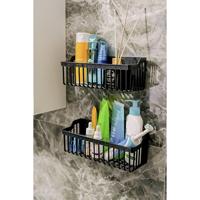 Banyor Zelfklevend Aanrecht Kruidenrek Kast Organizer, 2-delige Keuken Organizer Plastic