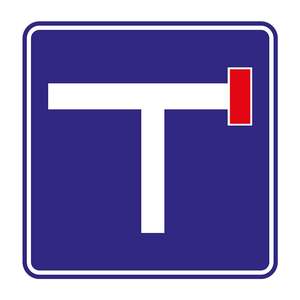 Señal de Tráfico Reflectante de Acero B-2d, Prohibido el Paso, Señal de Advertencia de Seguridad para Intersecciones de Carreteras, Calles y Autopistas - Product Image 3