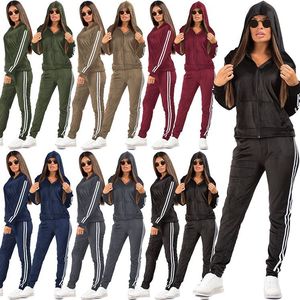 Ropa de calle personalizada French Terry Sweat Suit mujer Puff estampado recortado Zip up Hoodie y Jogger pantalones de chándal conjunto mujer chándal - Product Image 4