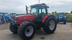 4 ruedas 4WD Massey Ferguson MF1204 Tractor de granja combustible diésel 95HP Motor de potencia nominal jardín agricultura - Product Image 2