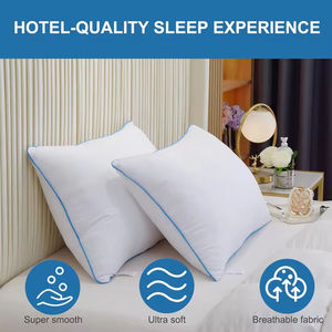 Funda Protectora para Almohada de Hotel con Cierre, 100% Algodón, Impermeable, Personalizada, del Mejor Proveedor, Funda de Almohada de Algodón de Alta Calidad - Product Image 4