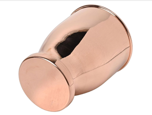 100% pur cuivre Campa plaine gobelet cuivre plein martelé flacon avec gobelet - Product Image 3