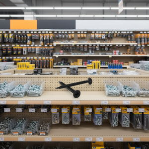 สกรูยึดผนังยิปซัม เกรด 8.8 สีดำ/เทา เคลือบฟอสเฟต เกลียวมาตรฐาน หัวบาน ปลายแหลม แบบเจาะเอง หัวแฉก ขนาดนิ้ว - Product Image 1