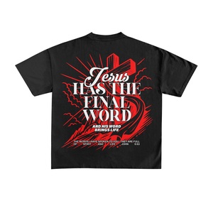 Camisetas de Hombre de Primera Calidad, Totalmente Personalizadas, 2026, 100% Algodón, Cuello Redondo, Corte Holgado, Precio al por Mayor - Product Image 3