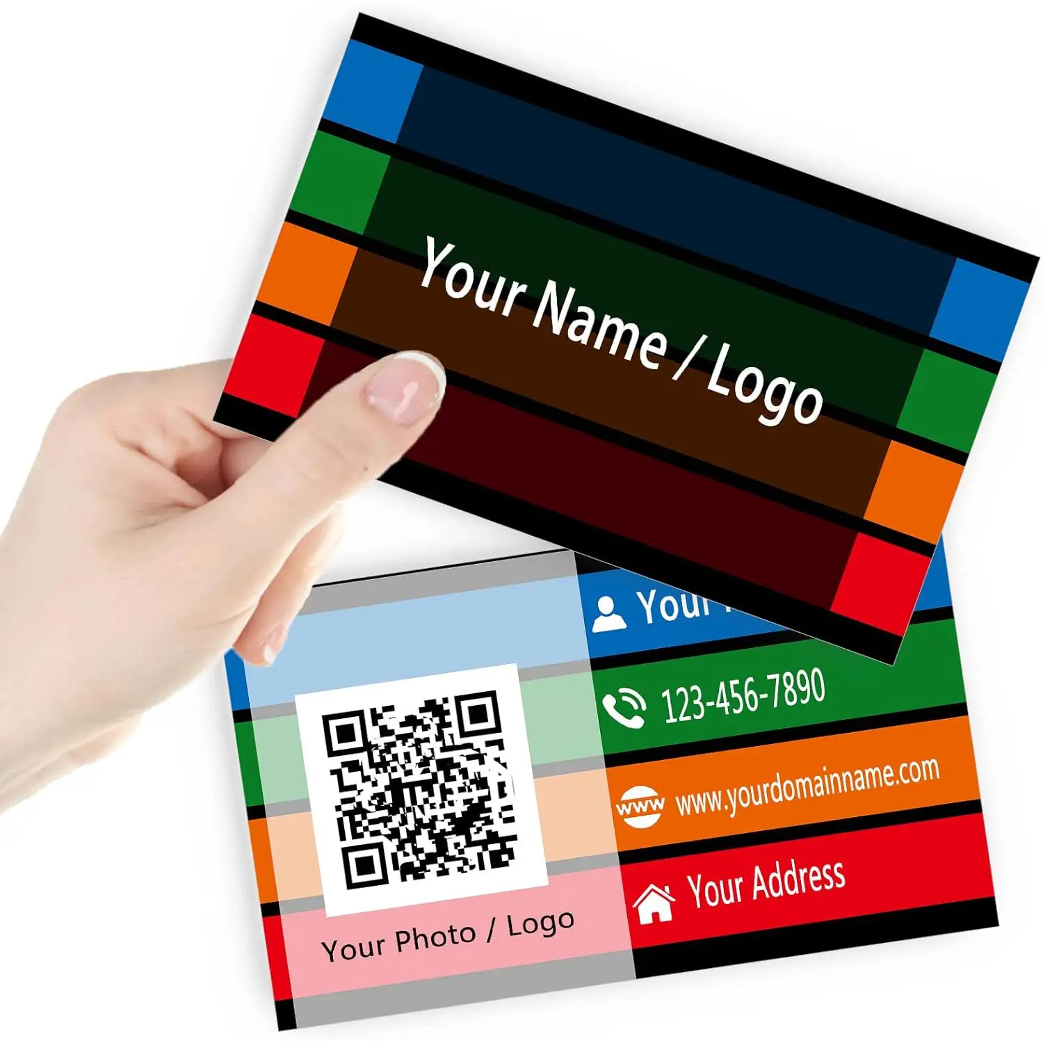 Make A Statement Customized Business Cards On Thick, Waterproof Paper Great Pride Good Quality Products Business Cards