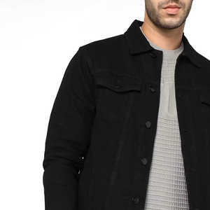 Chaquetas Vaqueras de Mezclilla para Hombre, Ajustadas, Estampadas, de Venta Caliente, Diseño Personalizado, al por Mayor - Product Image 3