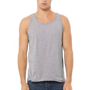 Débardeurs Bella en toile respirante coupe ajustée gris - Product Image 1