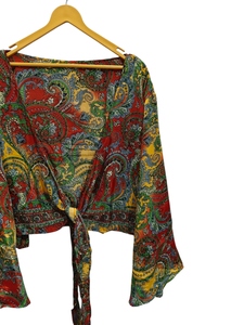 Débardeur cravate couleur élégante taille sur mesure et design ample confortable porter facilement les femmes portent - Product Image 3