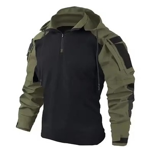 Trajes Tácticos de Uniforme para Exteriores Ropa para Hombre Resistente al Desgaste Camiseta con Capucha y Pantalones para Airsoft Paintball y Caza - Product Image 4