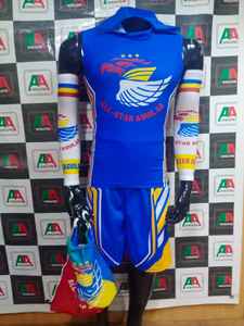 Flag Wear Pantalones integrados Sudadera con capucha Jersey Calcetines Pantalones cortos Paquete 7v7 Juegos de Liga Transpirable Poliéster Sin mangas Cordón Pantalón Bolsa - Product Image 4