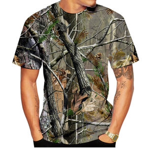 Nouvelle mode d'été 3D camouflage imprimé neutre décontracté à manches courtes T-shirt Sublimation Chemises - Product Image 1