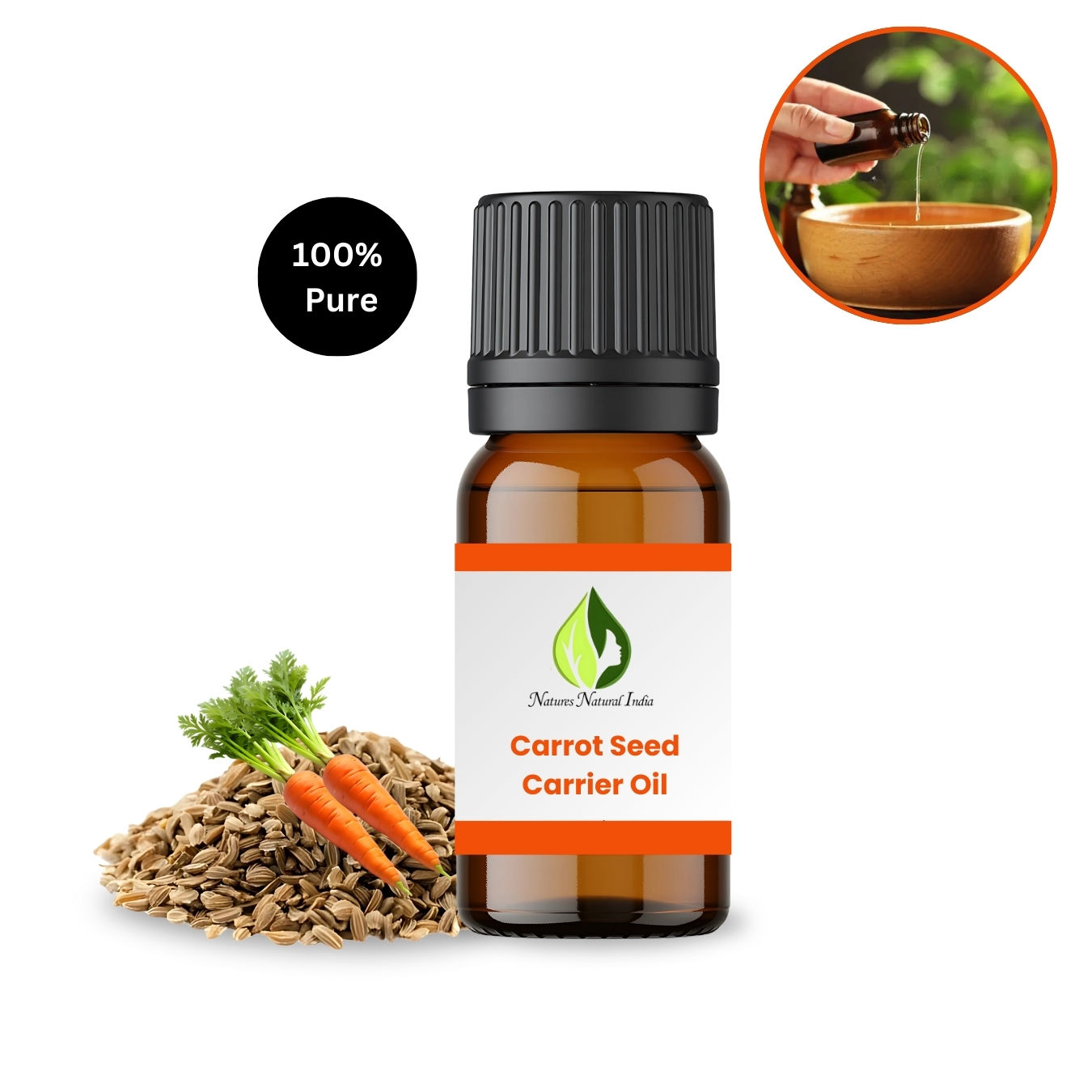 Huile épaisse, jaune brunâtre