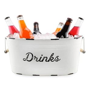 Bac à boissons galvanisé de qualité pour les fêtes Seau à glace en acier inoxydable pour les fêtes Seau à boissons - Product Image 5
