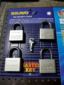 Bravo lớn vòng tròn vuông sắt ổ khóa với keyed như nhau tùy chỉnh Bộ khóa cho hệ thống quản lý - Product Image 6