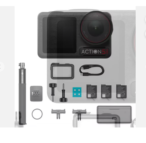 Cámara de Acción SALES OS-MOS Action 5 Pro 4K, Gran Angular de 150°, Visión Nocturna, Resistente al Agua IP67, Almacenamiento de 128 GB, Pantalla Táctil de 4.0 Pulgadas - Product Image 1