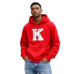 Sudadera con Capucha de Chenilla Roja Kappa Alpha Psi, Letra Griega Clásica, Sudadera de Forro Polar Premium para Fraternidad - Product Image 1