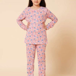 Pantalon de nuit en viscose de soie imprimée pour filles au prix d'usine - Product Image 5