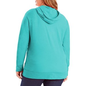 Nueva moda sólido fuera del hombro manga larga Sudadera con capucha de gran tamaño Casual Streetwear Crop Top mujer Sudadera con capucha de gran tamaño - Product Image 5