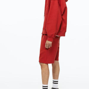 Short de sport personnalisé de style High Street avec long cordon de serrage Short de sueur vierge en coton polaire de la plus haute qualité - Product Image 2