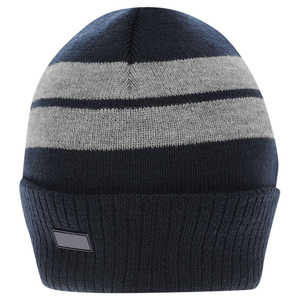 Gorros gruesos y cálidos con logotipo personalizado de alta calidad, gorro de invierno de punto de Color sólido doblado, gorros Jacquard de invierno de nuevo estilo - Product Image 2