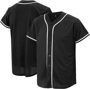Maillots de baseball vierges en gros de haute qualité maillots de baseball de sport pour hommes en gros chemises de softball T-shirt pour hommes - Product Image 4