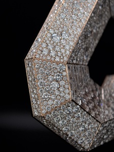 Collar con colgante personalizado con letra C, plata 925 con diamantes de moissanita, cadena cubana, joyería de Hip Hop para hombres y mujeres - Product Image 3