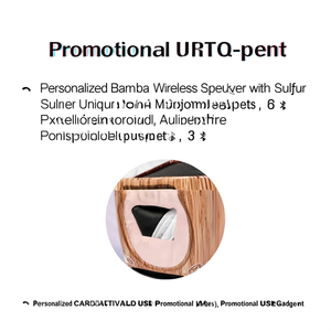 Altoparlante Wireless in Bambù Personalizzato con USB, Gadget Promozionale Unico - Product Image 3